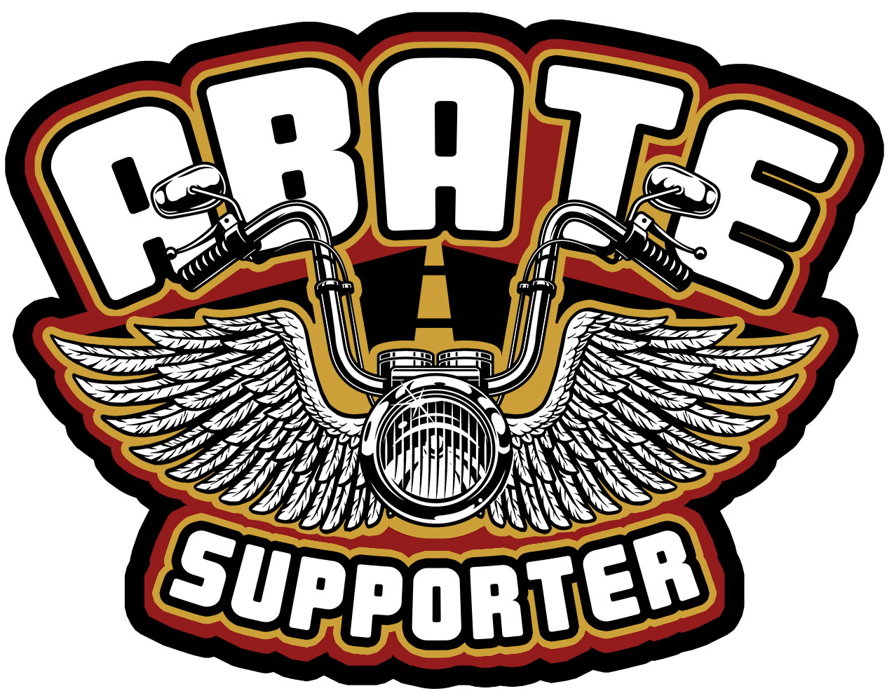 ABATE Supporter Road Sticker