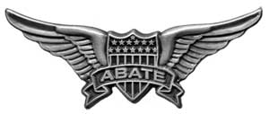 ABATE WING PIN "SILVER'